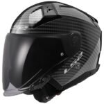 کلاه کاسکت موتور LS2 مدل Infinity II Carbon – جت (نیم‌صورت)