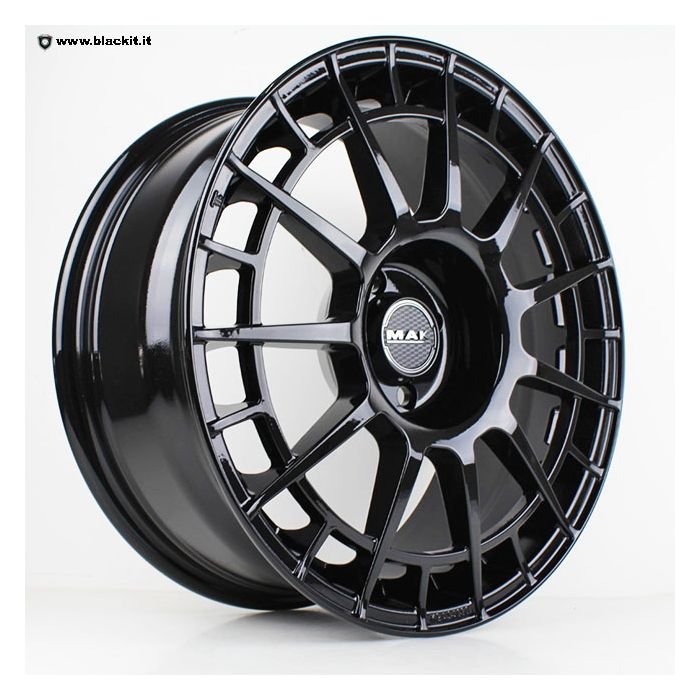 آلفارومئو میتو — قطعه | SET 4 Montecarlo MAK NTT 17" Rims Glossy Black for Mito