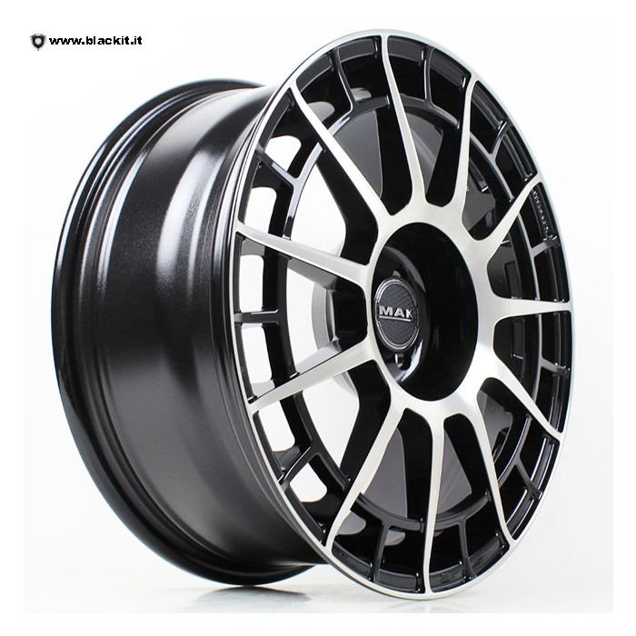 آلفارومئو میتو — قطعه | SET 4 Montecarlo MAK NTT 17" black diamond rims for Mito