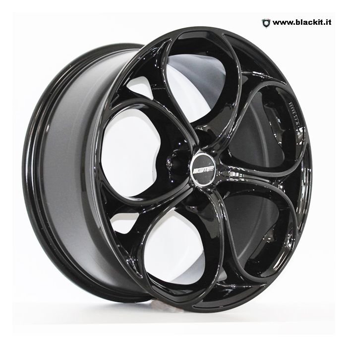آلفارومئو جولیتا — قطعه | 4 8X18" GMP DRAKE glossy Black rims set for Alfa