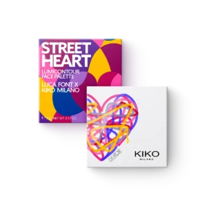 پالت آرایش Street Heart Lumicontour Face Palette برند Kiko Milano
