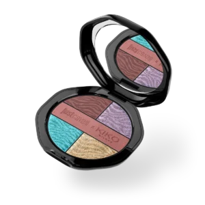 پالت سایه چشم Just Cavalli X Kiko Milano Gaze Wardrobe Eyeshadow Palette برند Kiko Milano